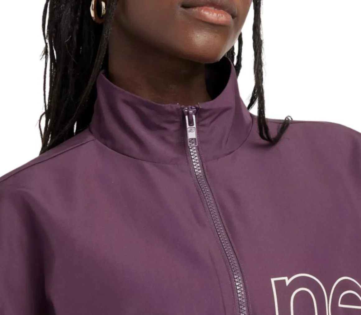 Color Blocked Graphic Woven Jacket